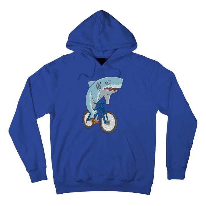 A Shark On A Bike Is A Fitness Beast Gift Hoodie