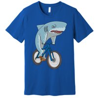 A Shark On A Bike Is A Fitness Beast Gift Premium T-Shirt