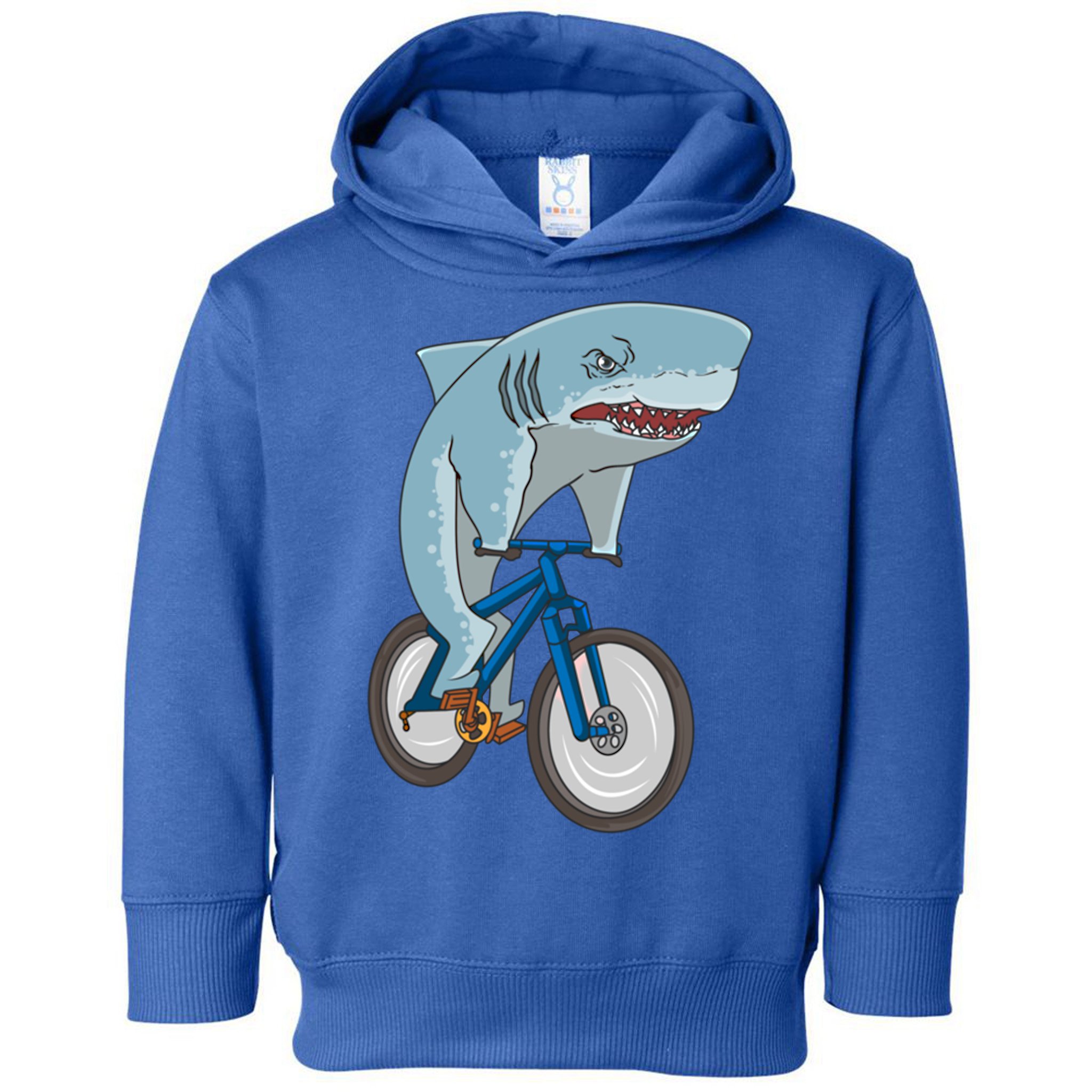 A Shark On A Bike Is A Fitness Beast Gift Toddler Hoodie