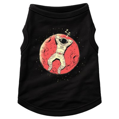 Astronaut Sleeping On Moon Doggie Tank