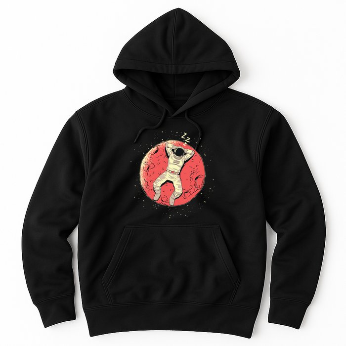 Astronaut Sleeping On Moon Hoodie