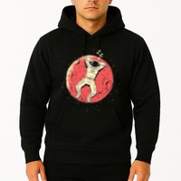 Astronaut Sleeping On Moon Hoodie