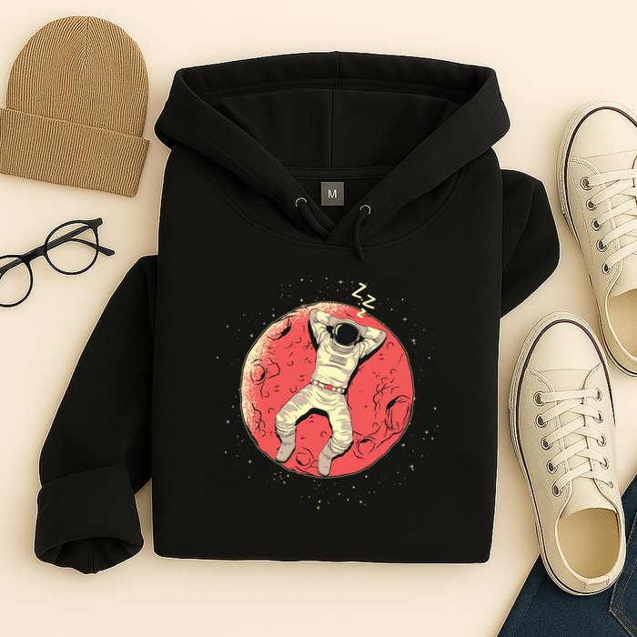Astronaut Sleeping On Moon Hoodie