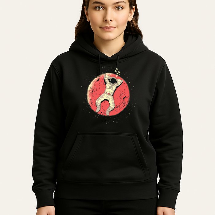 Astronaut Sleeping On Moon Hoodie