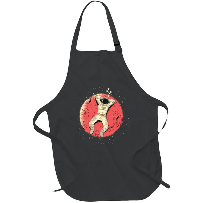 Astronaut Sleeping On Moon Apron