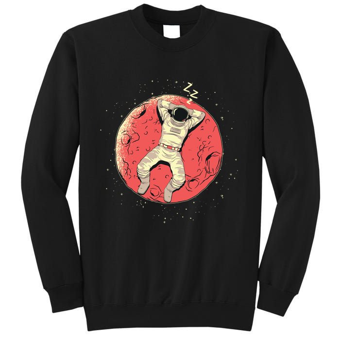 Astronaut Sleeping On Moon Sweatshirt