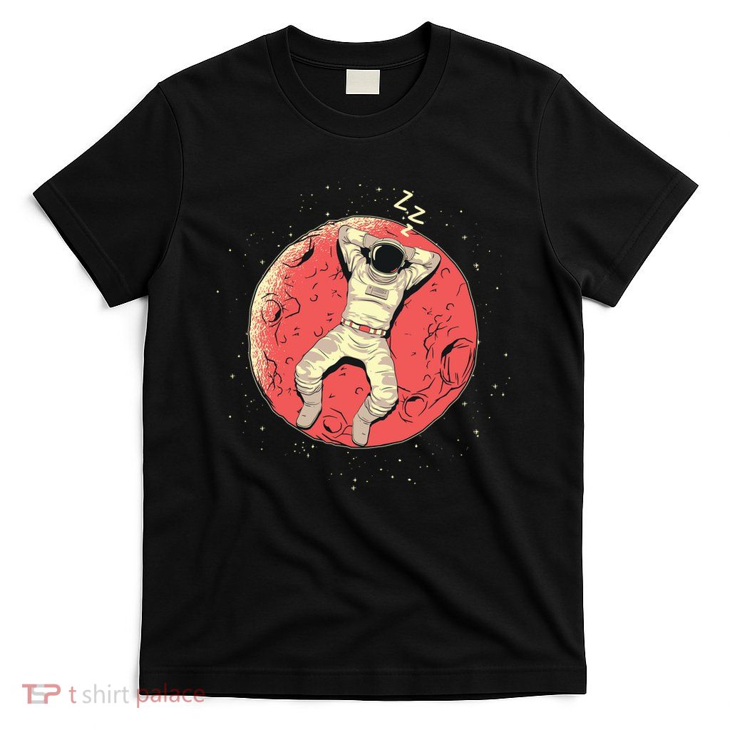 Astronaut Sleeping On Moon T-Shirt