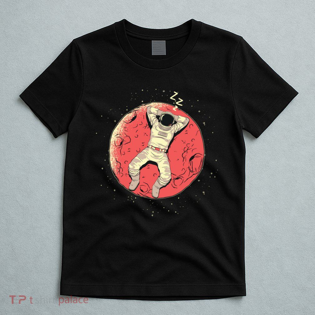Astronaut Sleeping On Moon T-Shirt
