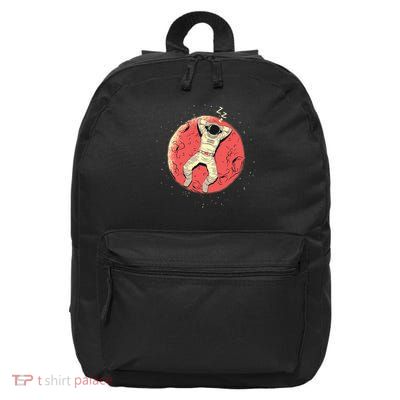 Astronaut Sleeping On Moon 16 in Basic Backpack