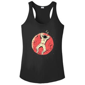 Astronaut Sleeping On Moon Ladies PosiCharge Competitor Racerback Tank