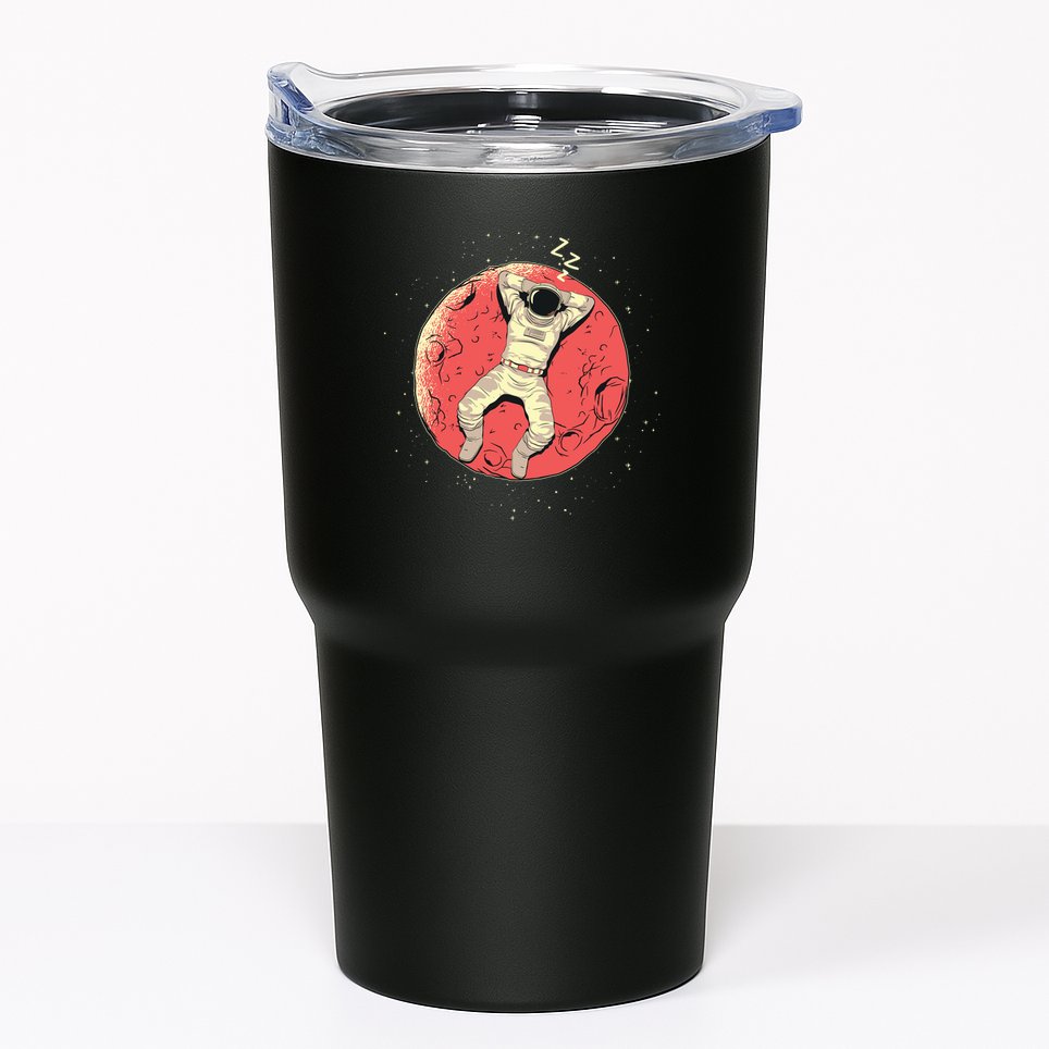 Astronaut Sleeping On Moon Tumbler
