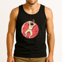 Astronaut Sleeping On Moon Tank Top