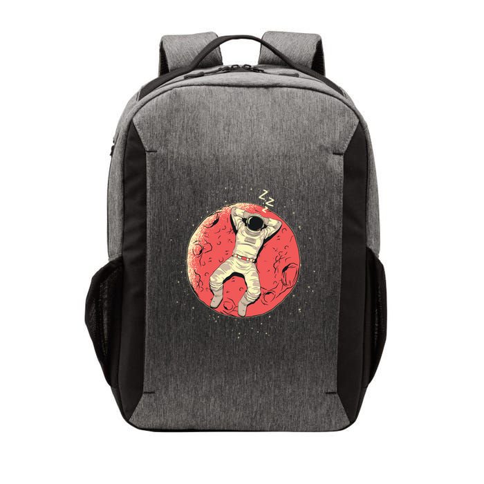 Astronaut Sleeping On Moon Vector Backpack
