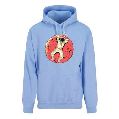 Astronaut Sleeping On Moon Unisex Surf Hoodie