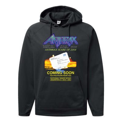 Anthrax Scare Of 2001 Performance Fleece Hoodie