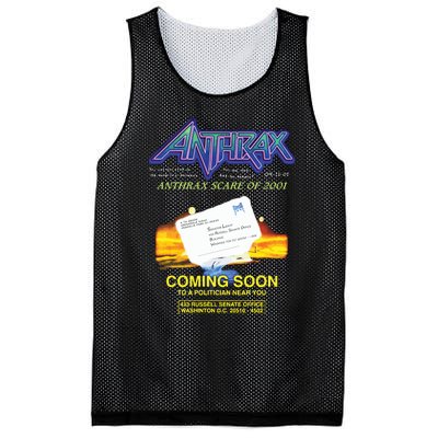 Anthrax Scare Of 2001 Mesh Reversible Basketball Jersey Tank