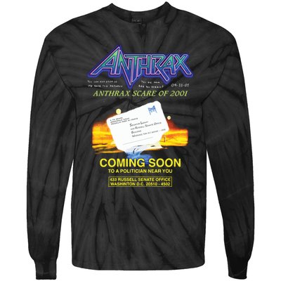 Anthrax Scare Of 2001 Tie-Dye Long Sleeve Shirt