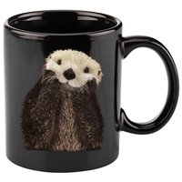 Adorable Sea Otter Gift 11oz C Handle Ceramic Mug