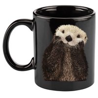 Adorable Sea Otter Gift 11oz C Handle Ceramic Mug