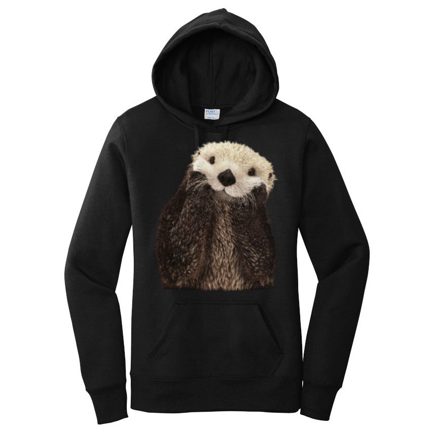 Adorable Sea Otter Gift Women's Pullover Hoodie
