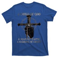 A Son Of God A Man Of Faith A Warrior Of Christ Christian T-Shirt