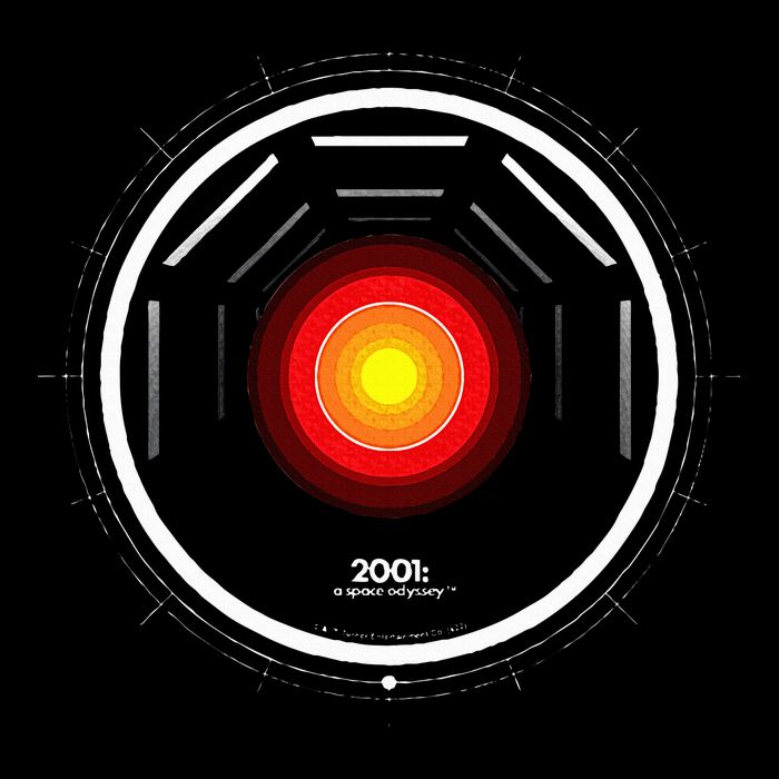 A S.P.A.C.E O.D.Y.S.S.E.Y Hal 9000 Tank Top