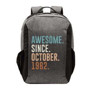 Awesome Since October 1982 40 Years Old Gifts 40th Birthday Vector Backpack