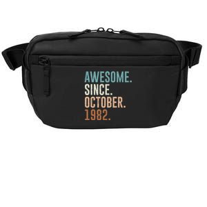 Awesome Since October 1982 40 Years Old Gifts 40th Birthday Crossbody Pack