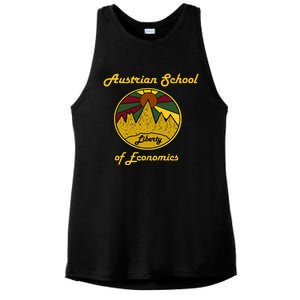 Austrian School Of Economics Capitalism And Liberty Ladies PosiCharge Tri-Blend Wicking Tank