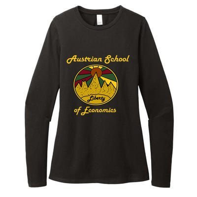 Austrian School Of Economics Capitalism And Liberty Womens CVC Long Sleeve Shirt