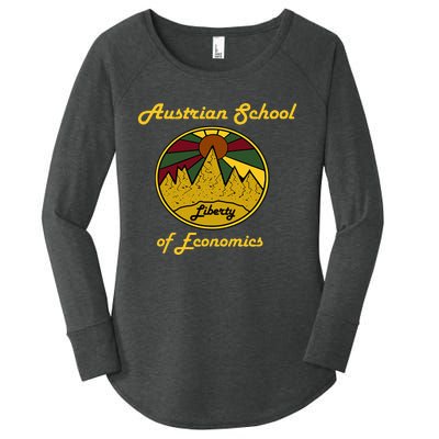 Austrian School Of Economics Capitalism And Liberty Women's Perfect Tri Tunic Long Sleeve Shirt