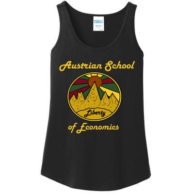 Austrian School Of Economics Capitalism And Liberty Ladies Essential Tank