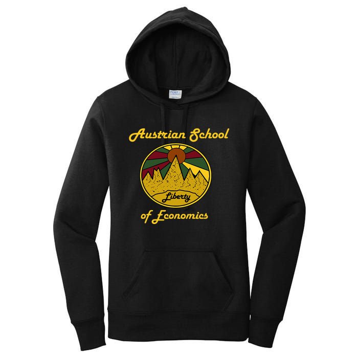 Austrian School Of Economics Capitalism And Liberty Women's Pullover Hoodie