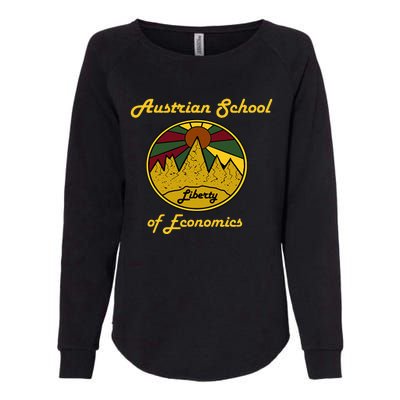 Austrian School Of Economics Capitalism And Liberty Womens California Wash Sweatshirt