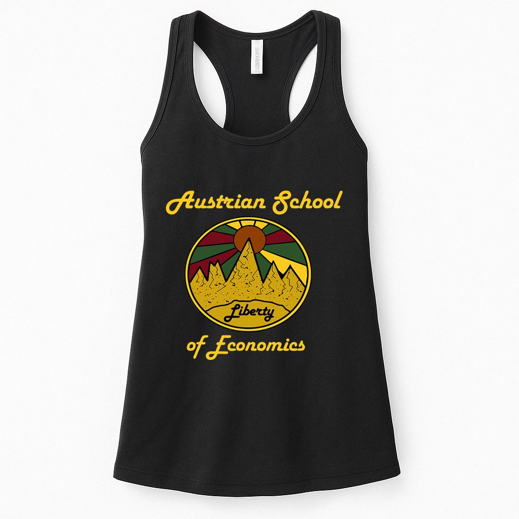 Austrian School Of Economics Capitalism And Liberty Womens Tank Top