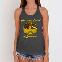 Austrian School Of Economics Capitalism And Liberty Women's Knotted Racerback Tank