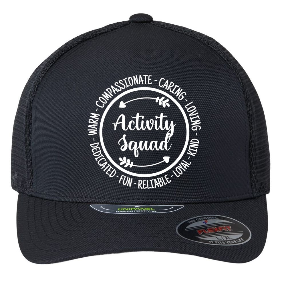 Activity Squad Office Staff Team Appreciation Meaningful Gift Flexfit Unipanel Trucker Cap