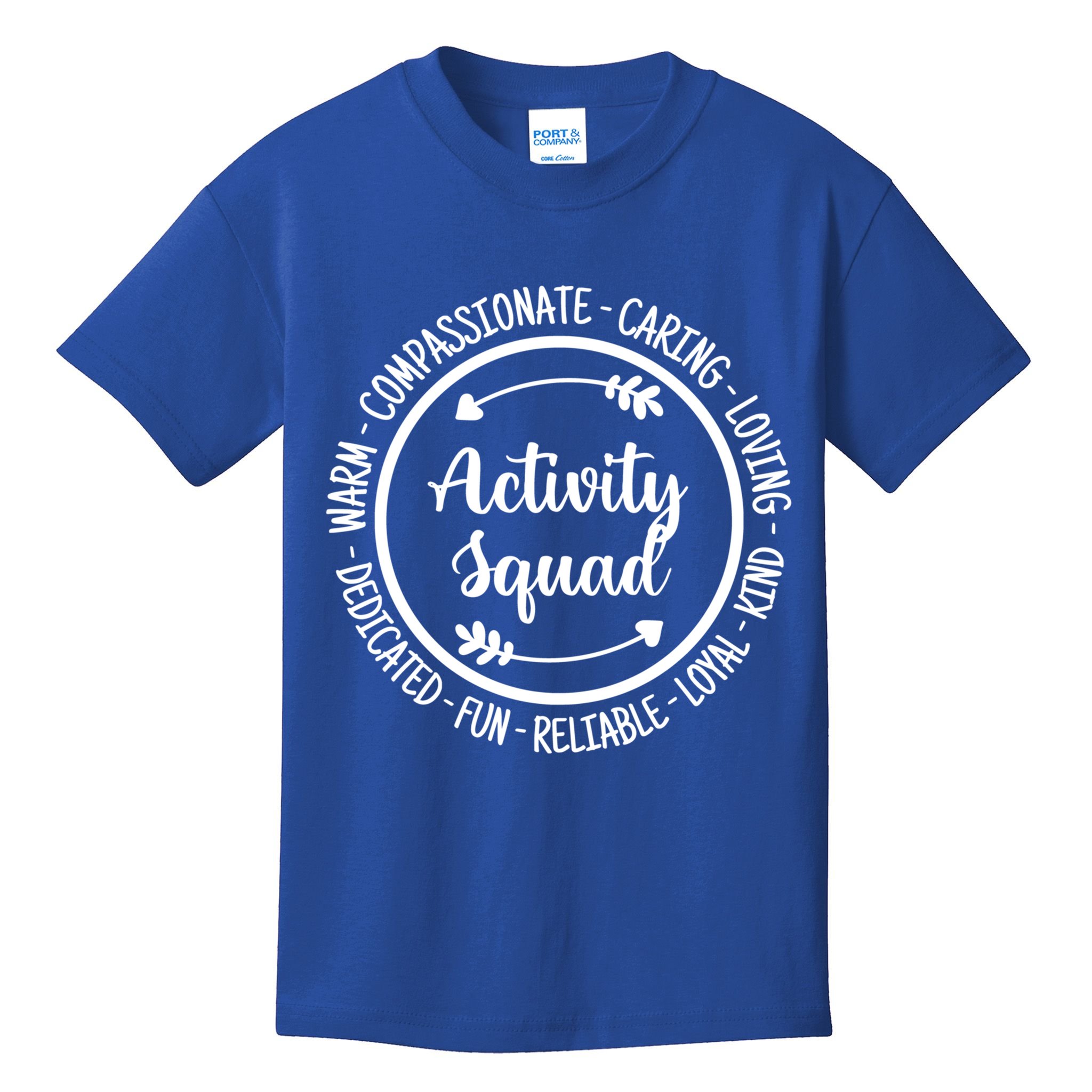 Activity Squad Office Staff Team Appreciation Meaningful Gift Kids T-Shirt