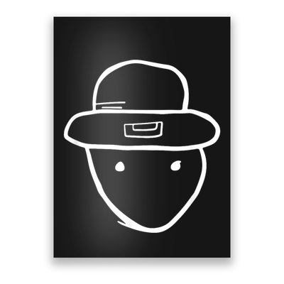 Amateur Sketch Of Mobile Alabama Leprechaun St.PatrickS Day Poster