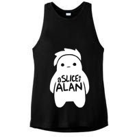 A Slice Of Alan Ladies PosiCharge Tri-Blend Wicking Tank