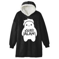 A Slice Of Alan Hooded Wearable Blanket