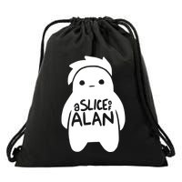 A Slice Of Alan Drawstring Bag