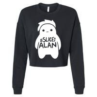 A Slice Of Alan Cropped Pullover Crew