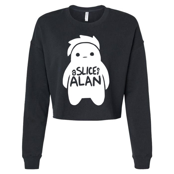 A Slice Of Alan Cropped Pullover Crew