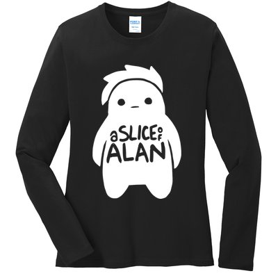 A Slice Of Alan Ladies Long Sleeve Shirt