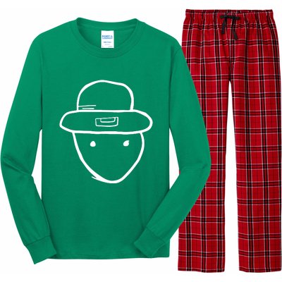 Amateur Sketch Of Mobile Alabama Leprechaun Stpatricks Day Long Sleeve Pajama Set