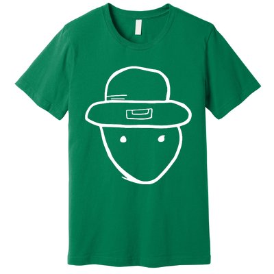 Amateur Sketch Of Mobile Alabama Leprechaun Stpatricks Day Premium T-Shirt