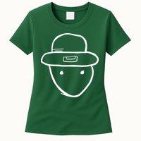 Amateur Sketch Of Mobile Alabama Leprechaun Stpatricks Day Womens T-Shirt