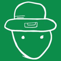 Amateur Sketch Of Mobile Alabama Leprechaun Stpatricks Day Womens T-Shirt