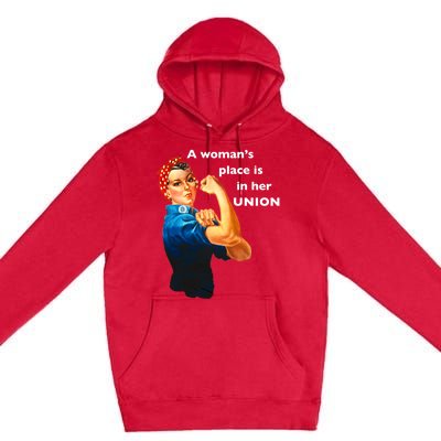 A S Place Is In Her Union Gift Premium Pullover Hoodie